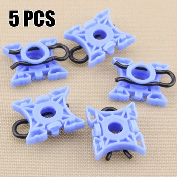 

5pcs Blue Regulator Clip Window Lift Slider Repair Kit For Volvo 740 1992-1992