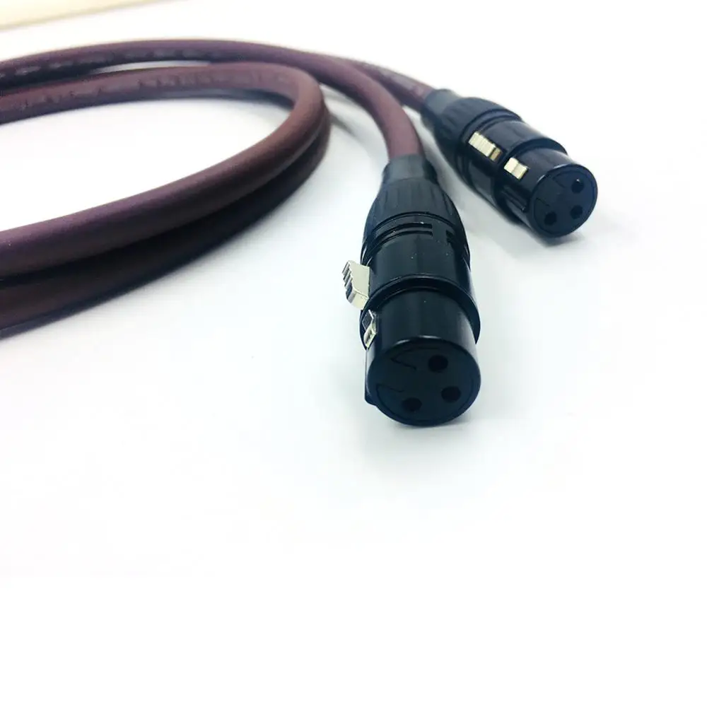 HiFi 2XLR мама к RCA мужской кабель усилитель CD dvd плеер динамик соединительный