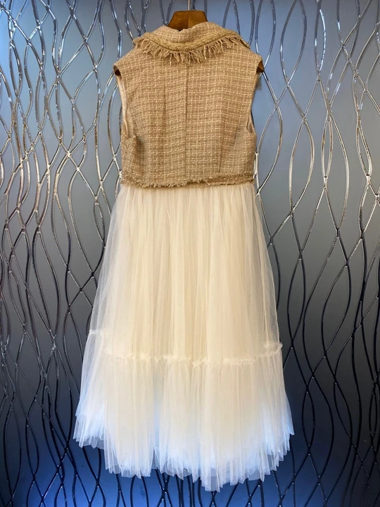 Новое осенне-зимнее женское Шерстяное газовое платье с отворотом 1117