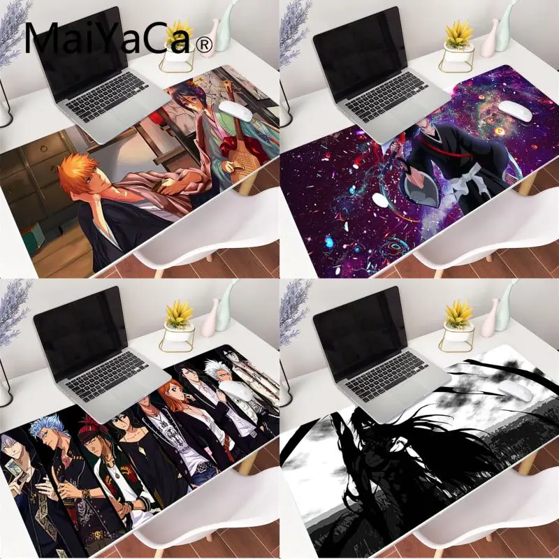 

MaiYaCa New Design Bleach Unique Desktop Pad Game Mousepad Gaming Mouse Pad gamer Large Deak Mat 800x300mm for overwatch/cs go