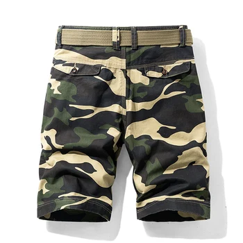 

2020 Men's 100%Cotton Casual Breathable Simple Summer Outdoor Streetwear Wholesale Cargo Shorts