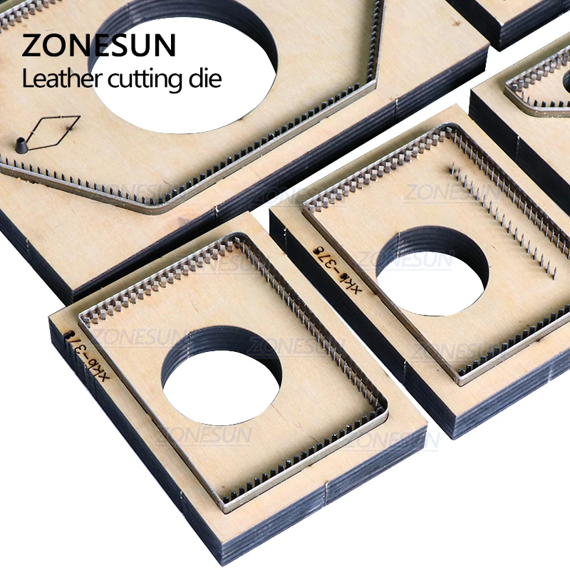 ZONESUN индивидуальные кожаные режущие формы держатель для кредитных карт Дамский кошелек ручной инструмент для пробивки пресс-формы DIY бумажный Кошелек Форма для резки