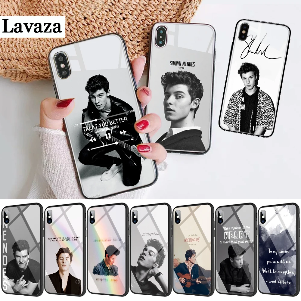 61d BiNFUL Шон Мендес шаблон стеклянный чехол для телефона Apple iPhone 11 Pro XR X XS Max 6 6S 7 8 Plus 5