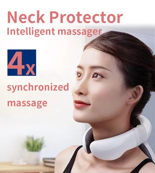 

Smart 4D Electric Magnetic Pulse Vibration Shoulder Neck Massager for Pain Relief Cervical Massage Tool with Remote Control
