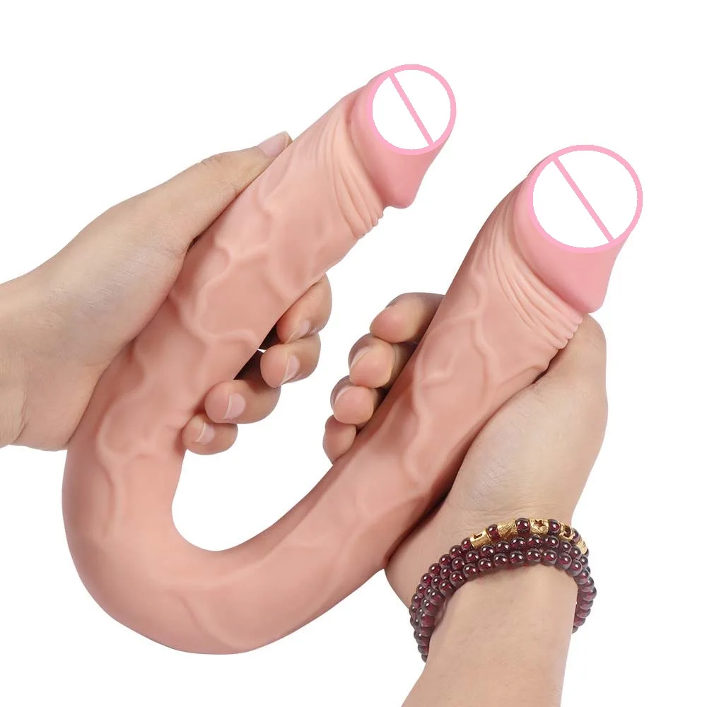 Силиконовые u образные женские фаллоимитаторы мягкий пенис Женский страпон