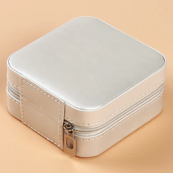 

Creative Jewelry Box Singe-layer Storage Box For Women Earring Ring Cosmetic Organizer Casket For Decorations