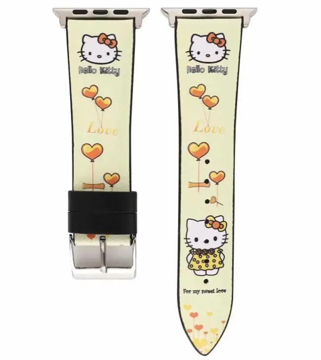 Ремешок для iwatch Apple Watch Series 1234 44 мм 40 мм 38 мм 42 мм Микки Маус Минни мультфильм ремешки для часов