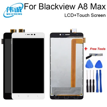 

WEICHENG For Blackview A8 Max LCD Display+Touch Screen 5.5inch Screen for Blackview A8 Max Digitizer Assembly +Free Tools