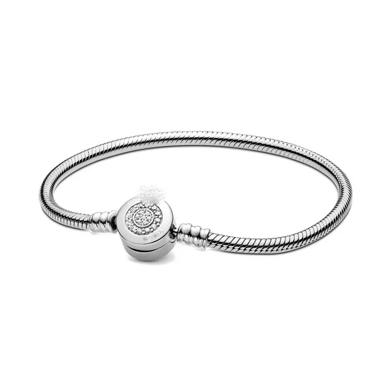 European Round Clip Pave Charms Bracelet Bangles Diy Jewelry For Women Men Girl Boy Z016 | Украшения и аксессуары