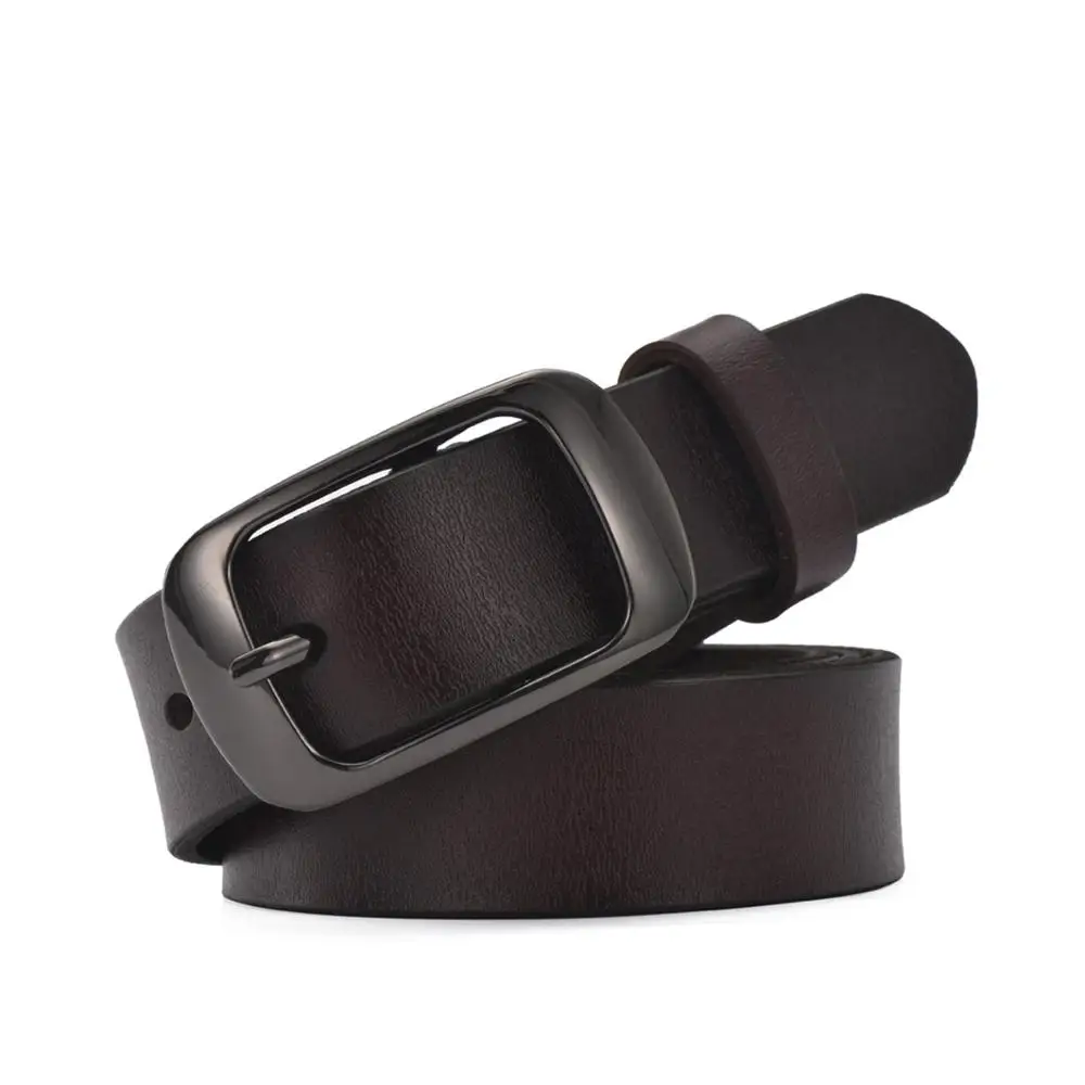 Women's strap casual all-match Women brief genuine leather belt women strap pure color belts Top quality jeans belt WH001 belts for dresses Belts
