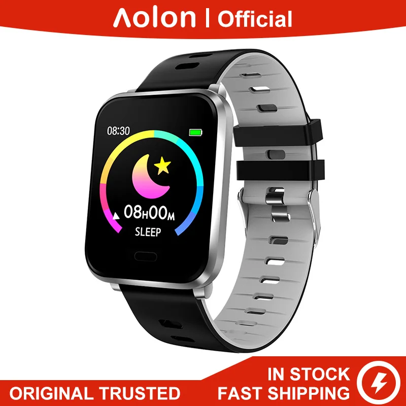Aolon K10plus IP68 Водонепроницаемый Bluetooth Смарт часы монитор сердечного ритма 1 3 дюйма