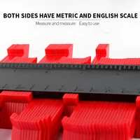 Locking Wider Contour Gauge 1Pcs Profile Tool Tiles Edge Shaping Wood Measure Ruler Laminate Wood Marking 5 6 10 20 Inch 2