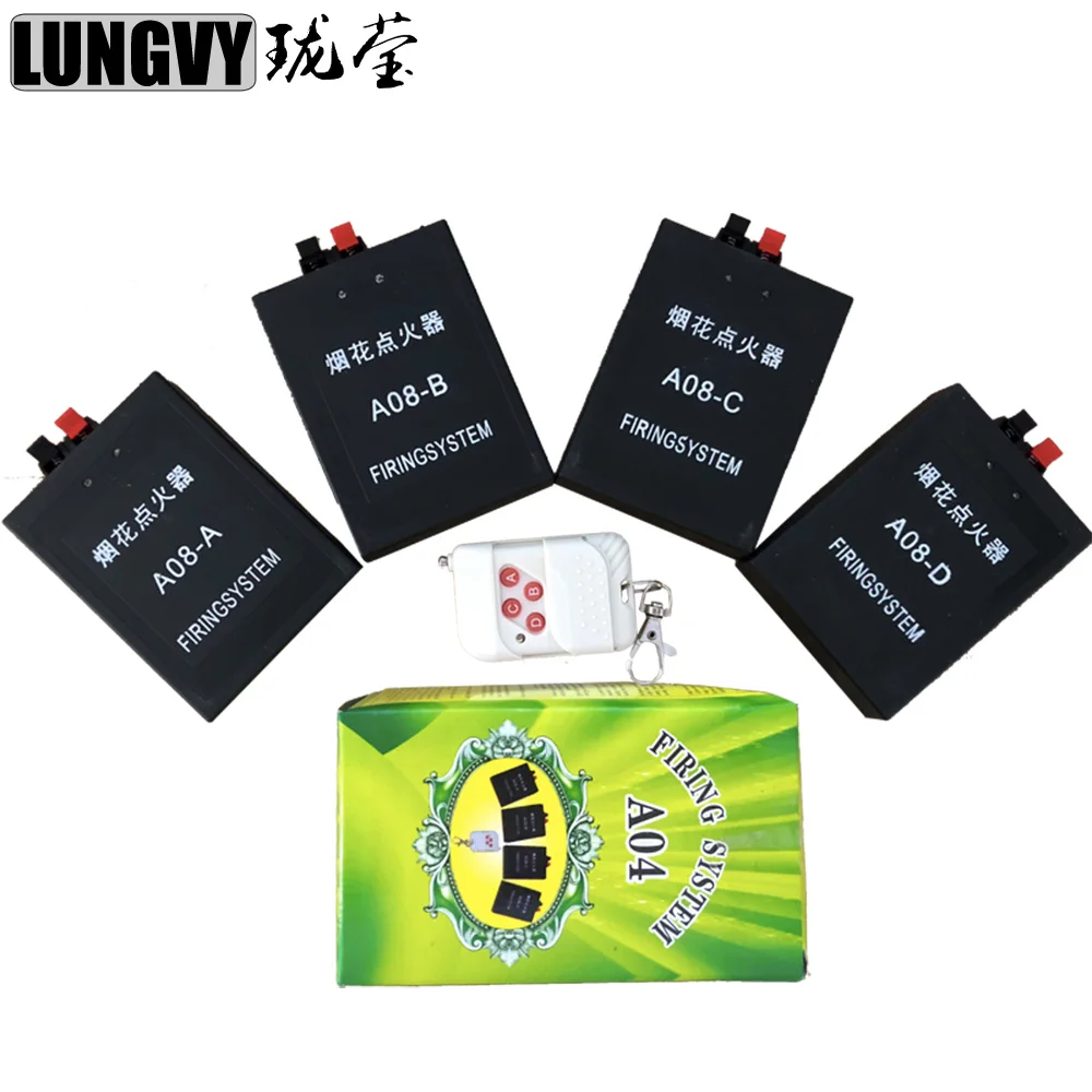 

Free Shipping A04 4 Channel Wireless Remote Control Celebration Balloon Igniter Mini Fireworks Fire Device Machine For Wedding