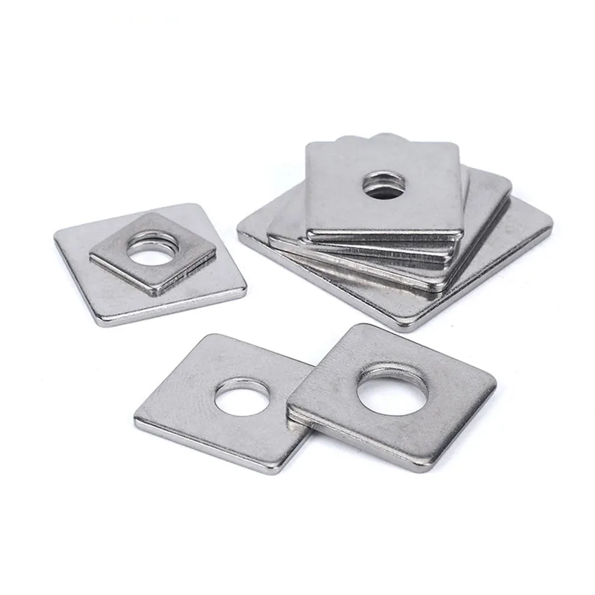 510pcsStainlessSteelThickPlatedSquareWashersM8M10M12M14M16