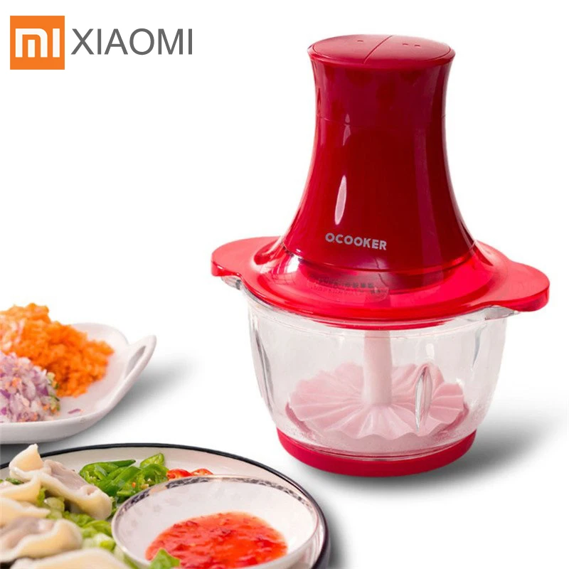 XIAOMI MIJIA QCOOKER электрическая мясорубка для дома Бытовая Кухня маленькая безопасная мясорубка резак эффективная шинковка