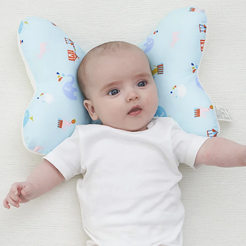 

Cotton Cloth Tree Baby Stroller Neck Guard Pillow Cotton Baby Butterfly Back Cushion Newborns Pillow Anti Migraine Baby Pillow