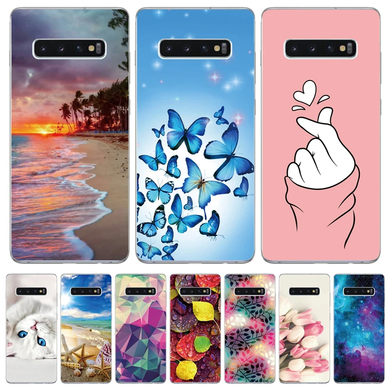 Чехол для Samsung Galaxy S10 S10Plus силиконовый чехол из ТПУ телефона E Plus G975F S 10 SM G973F