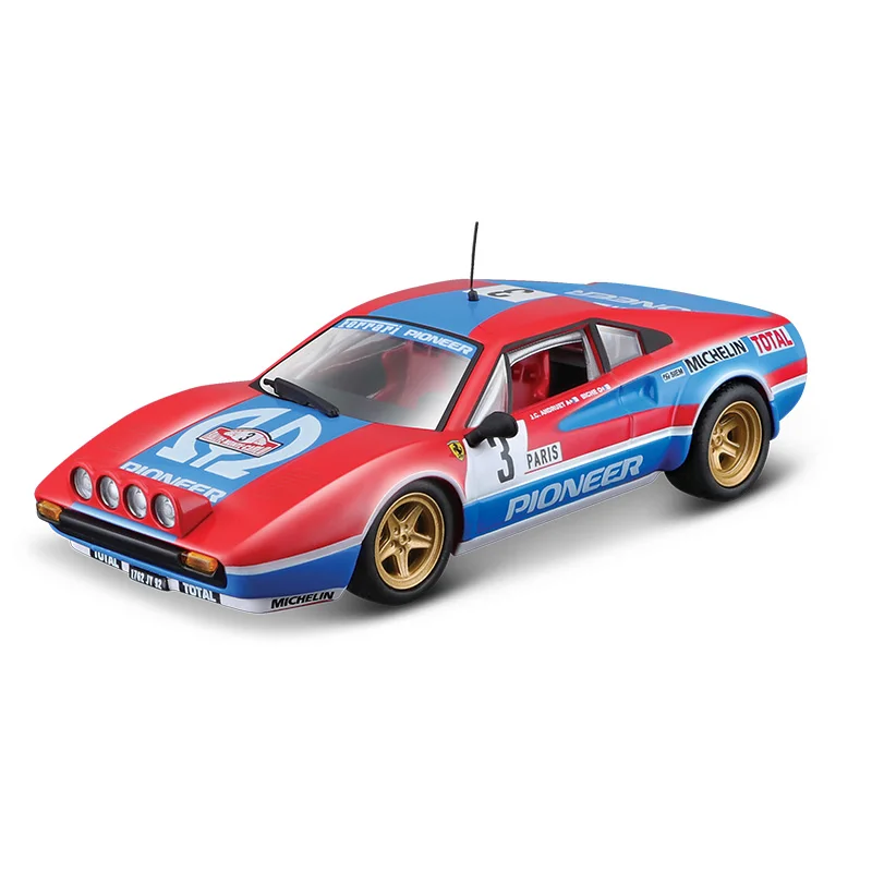 

Bburago 1:43 Hardcover Edition 1982 Ferrari 308 GTB racing model simulation car model alloy car toy male collection gift