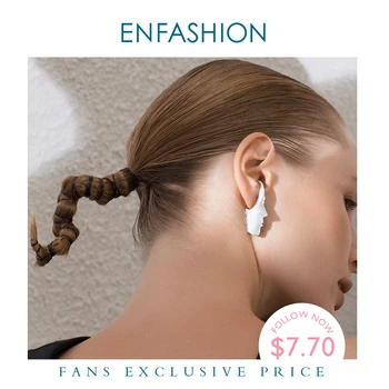 

ENFASHION Punk Classic Face Stud Earrings For Women Gold Color Statement Stainless Steel Earings Fashion Jewelry Oorbellen E1118