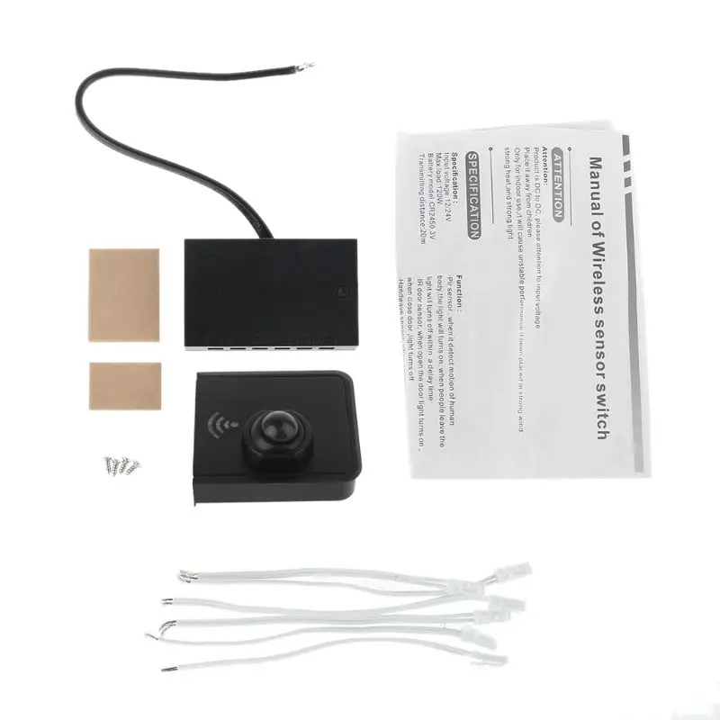 

Non-Contact 12V-24V 120W PIR Infrared Motion Sensor Detection Automatic Light Switch for Corridor Cabinet Wardrobe LED Light