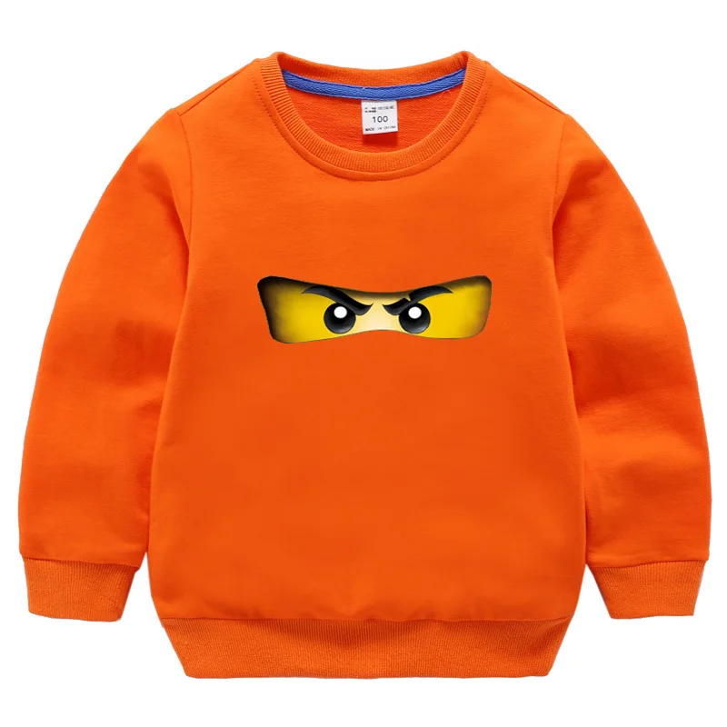 Осенне весенняя толстовка с длинными рукавами Ninjago детская одежда верхняя