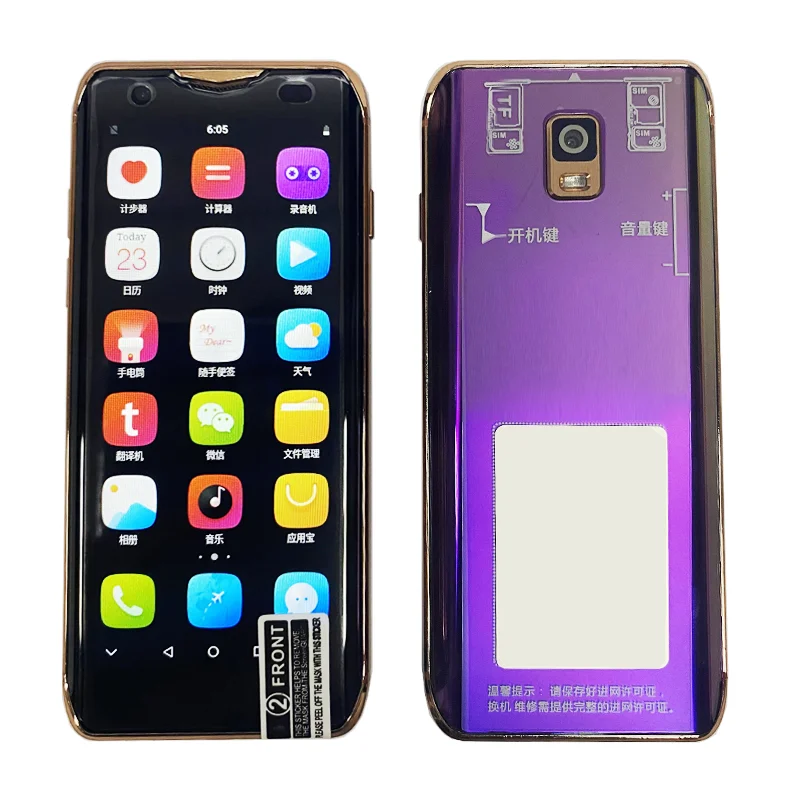 Супер Карманный Android смартфон Anica i10s MTK6580 четырехъядерный Роскошный металлический каркас телефон Лицо ID gps Google Play магазин - Цвет: Gradient Blue i10s