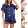 Best Silk Pajamas for Women Plus Size Shorts Home Set 1