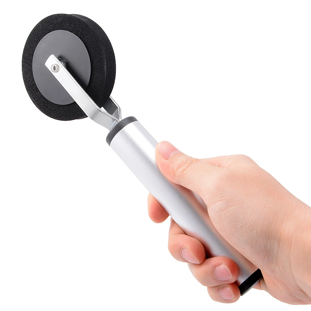 FOSHIO Vinyl Tint Rolling Wheel Sponge Anti-Static Squeegee Uneven Surface Gap Film Install Auto Wrapping Roller Car Repair Tool