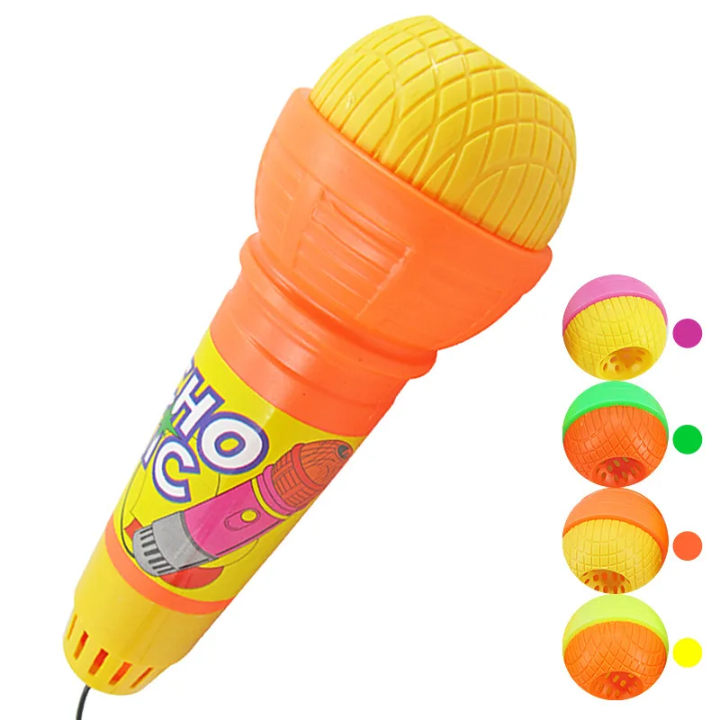 

Children Creative Toy Microphone Unnecessary Battery Echo Microphone Four Colors Fine Echo Tube And Black Line Echo