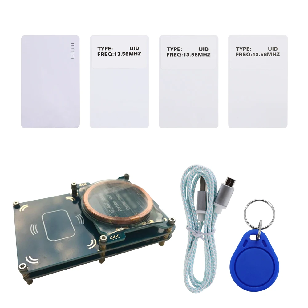 

KKMOON Proxmark3 NFC RFID Card Reader Copier Changeable Card MFOC Card Clone Crack Open Source