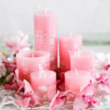 

Custom wedding candles pink colored scented candles smokeless decorative candles home decorative centerpiece aromatic candles