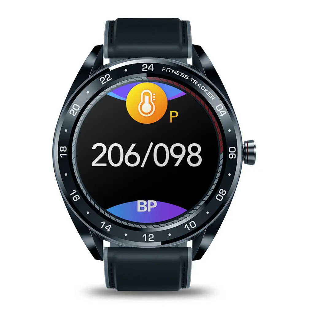 

1.3 Inch Color Touch Screen Intelligent Monitoring Watch Health Test with1800mAh Battery Monitor Heart rate and Blood pressure