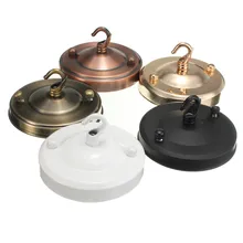 Винтажная лампа база крюк 105 мм Диаметр Ретро античный потолок розовый крюк пластина Держатель светильник приспособления для лампочки люстра лампа аксессуар