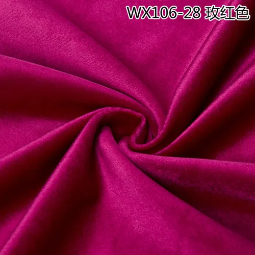 Wide150cm серый измельченный шелк Бирюзовый бархат диван шторы ткань для подушек обивка Велюр ткань плюш диваны материал - Цвет: Rose