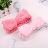 Eyelashes Extension Spa Facial Headband Pink Red Color Headbands Headwear Hair Bands Wash Face Bow Hairbands For Women Girls ► Photo 2/6