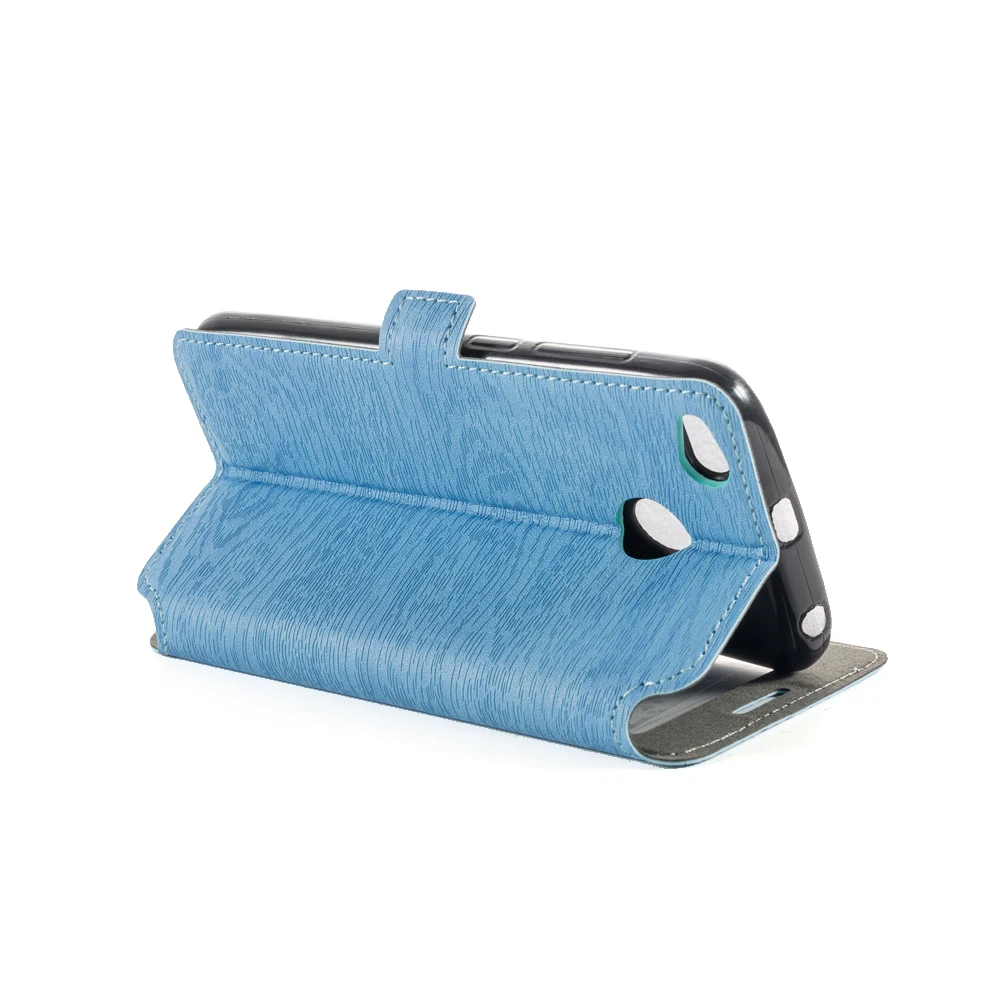 Чехол книжка из искусственной кожи для Xiaomi Redmi 4X флип чехол с окошком просмотра