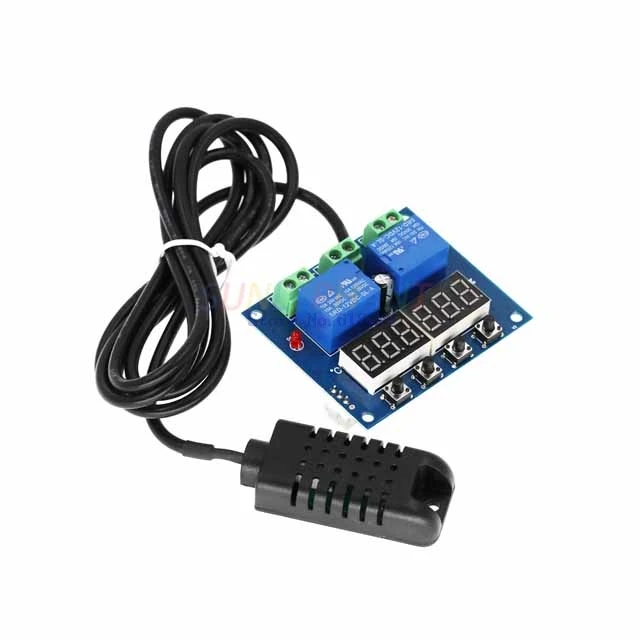 

A6-- XH-M452 LED Digital Thermostat Humidistat DC 12V Home Temperature Humidity Controler Regulator Thermometer Hygrometer