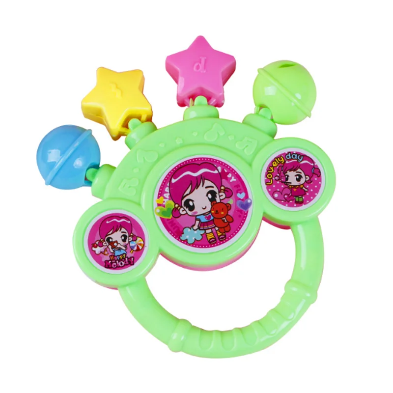 1pc Baby toys 0-12 months Cartoon Infant Shake Bell Rattles Newborn Early Educational Toys Hand Bells Gifts for Children | Игрушки и