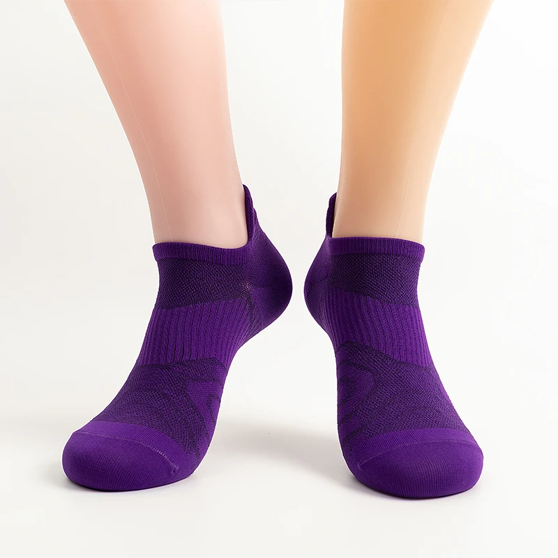 Chaussettes de sport en coton pour hommes, 5 paires/lot, haute qualité, cheville, respirantes, douces et confortables, courtes, à la mode, quatre saisons, 4 Styles_voghion.com