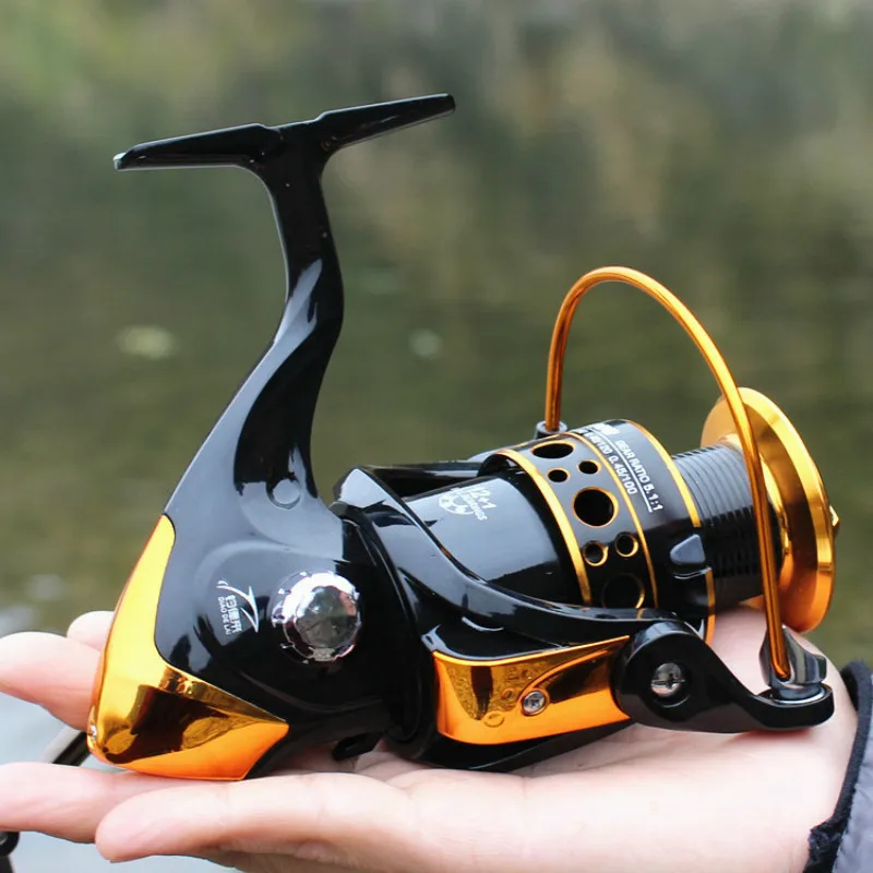 2020 New Fishing Reel 2000 3000 4000 5000 6000 Series Spinning Reel 5.2:1Gear Ratio 12+1BB Left And Right Carp Fishing Reel