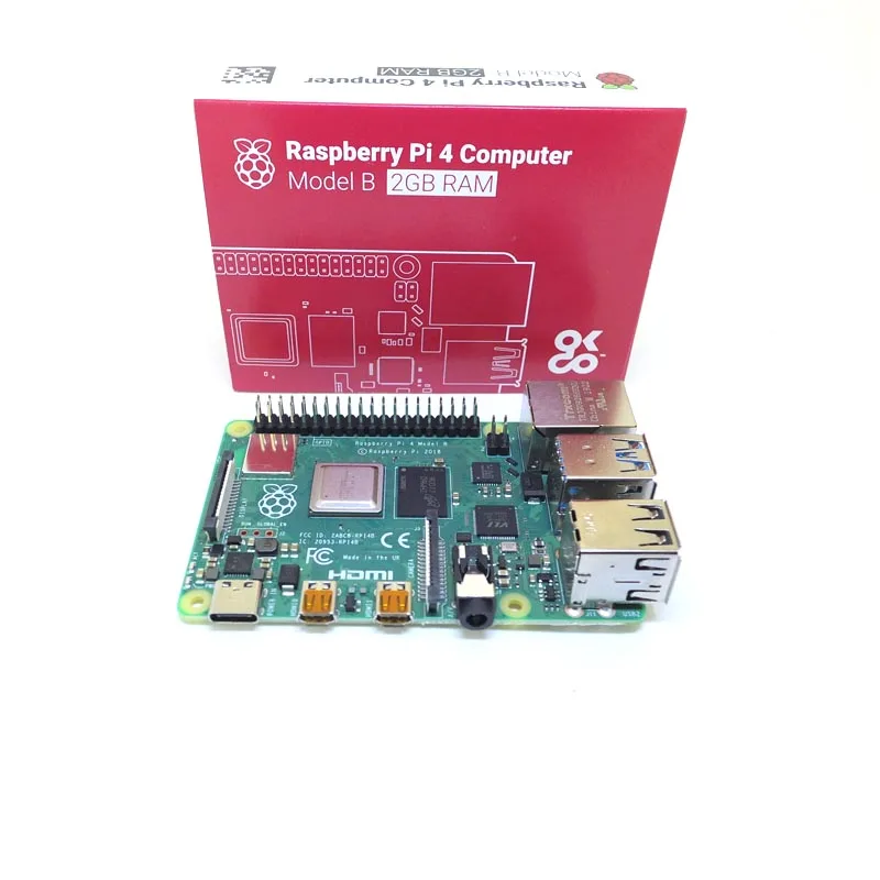 Latest Raspberry Pi 4 Model B with 1/2/4GB RAM BCM2711 Quad core Cortex-A72 ARM v8 1.5GHz Support 2.4/5.0 GHz WIFI Bluetooth 5.0