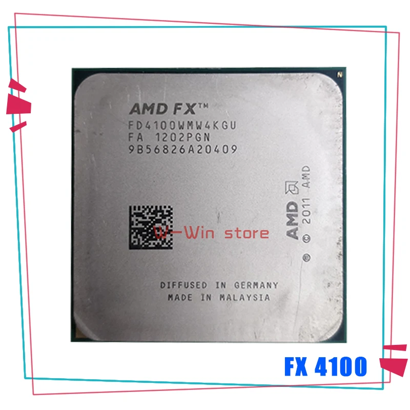 CPU Processor AMD FX 4200 3.3-3.6 GHz Quad-Core FD4200FRW4KGU