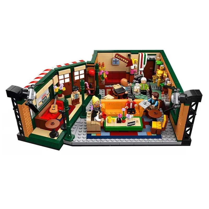 

New Classic TV Series American Drama Friends Central Perk Cafe Fit Reproduction legoinglys 21319 Building Block Bricks Toy Gift