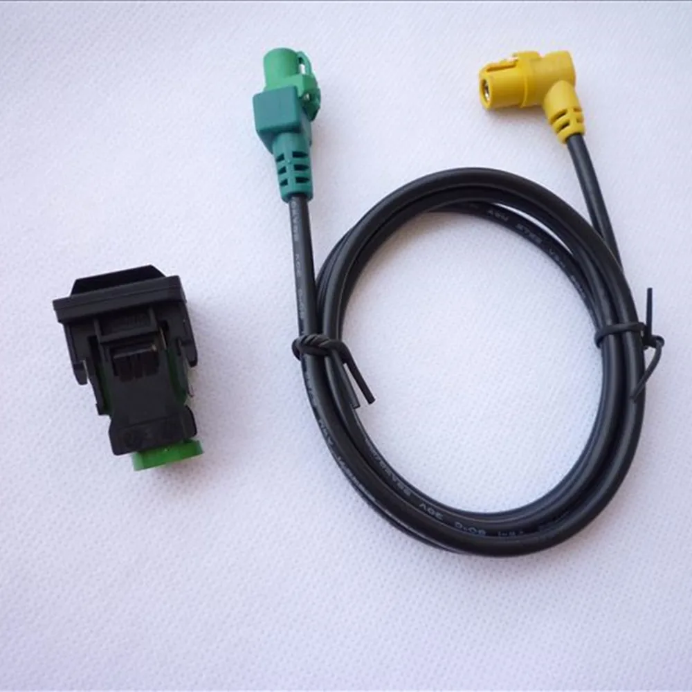 Автомобильный USB AUX переключатель кабельный жгут RCD510 RNS315 для VW Golf MK6 MK5 Sagitar