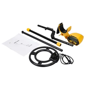 

Md930 Metal Detector Lcd Display Three Tone Audio Discrimination Waterproof Search Coil Headphone Jack Metal Detection