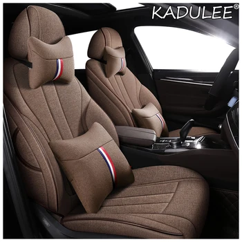 

KADULEE Custom Flax car seat cover set For Trumpchi GA6 GA3 GS5 GA8 GS8 GA5 GS4 GS7 GS3 GM8 GA4 GM6 Automobiles Seat Covers