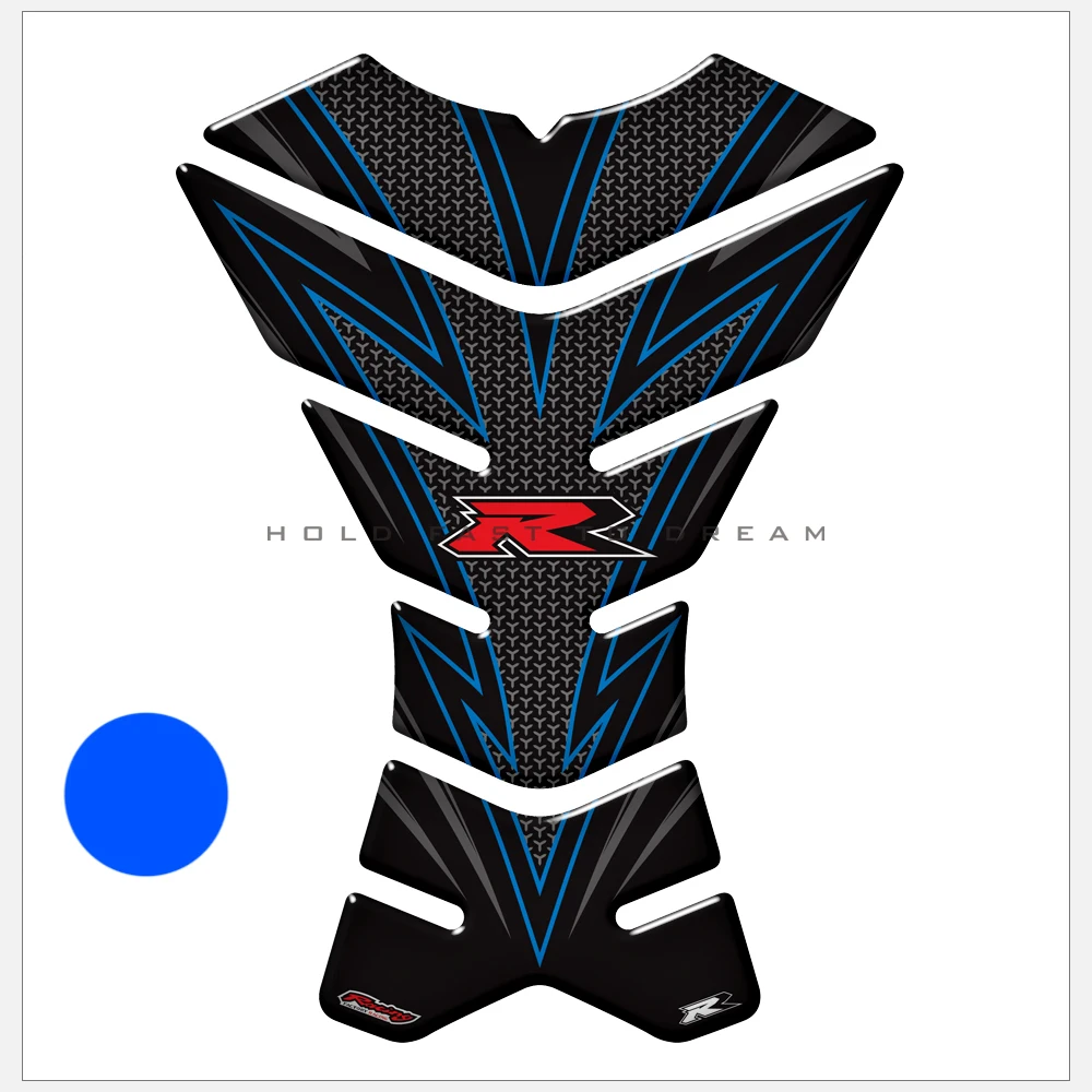 3D защитная накладка на бак мотоцикла Наклейка для мотокросса Италия Racing Tankpad - Color: Blue