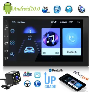 

7 inch Screen 2 Din Android 10.0 Car Radio Multimedia Video Player Double Stereo GPS FM Radio Bluetooth Wifi Player Head Unit