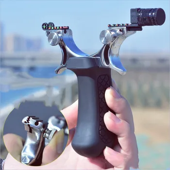 

Powerful slingshot Alloy Slingshot Rubber Band Multi Sight Sling Shot Catapult Outdoor Hunting Slingshot Hunt Tool Accessories