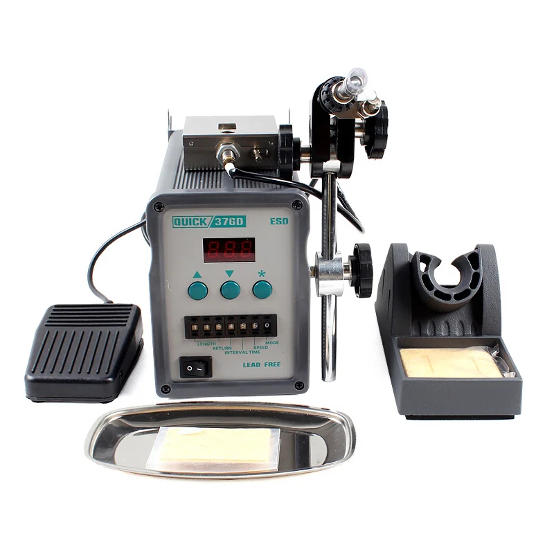 

QUICK-376D Automatic soldering soldering system 90W digital display soldering station soldering wire